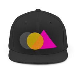 Fashion Snapback Hat - Black